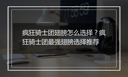 疯狂骑士团翅膀怎么选择？疯狂骑士团最强翅膀选择推荐