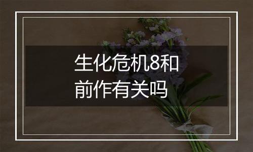 生化危机8和前作有关吗