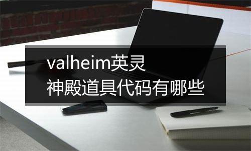 valheim英灵神殿道具代码有哪些