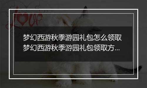 梦幻西游秋季游园礼包怎么领取 梦幻西游秋季游园礼包领取方法