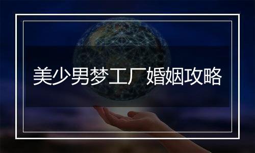 美少男梦工厂婚姻攻略