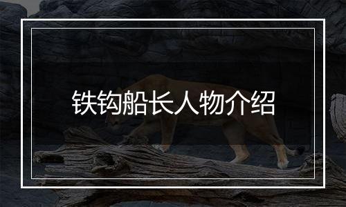 铁钩船长人物介绍