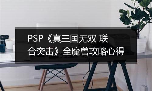 PSP《真三国无双 联合突击》全魔兽攻略心得
