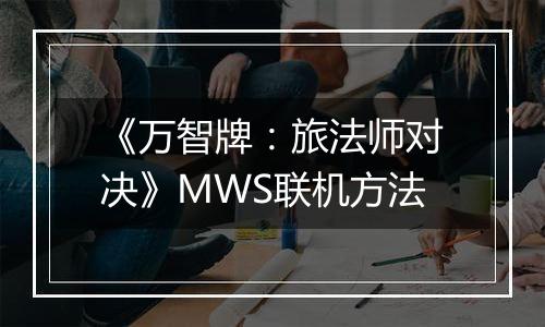 《万智牌：旅法师对决》MWS联机方法