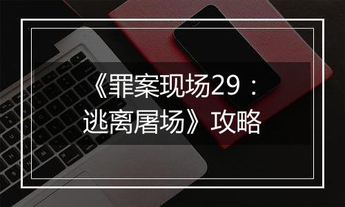 《罪案现场29：逃离屠场》攻略