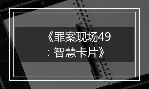 《罪案现场49：智慧卡片》