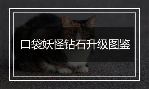 口袋妖怪钻石升级图鉴