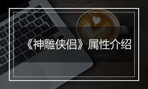 《神雕侠侣》属性介绍