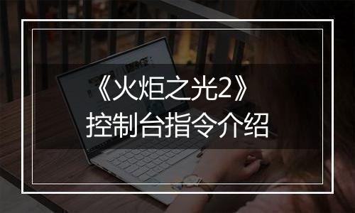 《火炬之光2》控制台指令介绍
