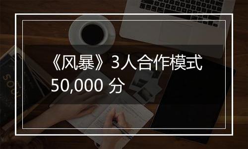 《风暴》3人合作模式 50,000 分