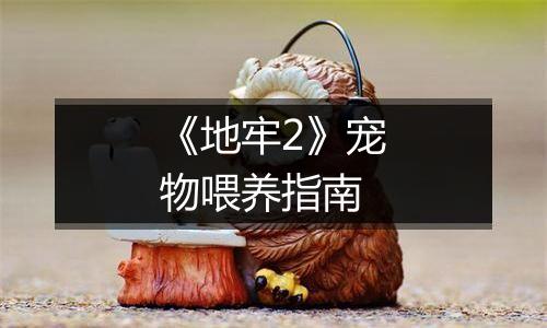 《地牢2》宠物喂养指南