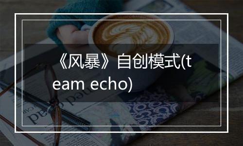 《风暴》自创模式(team echo)