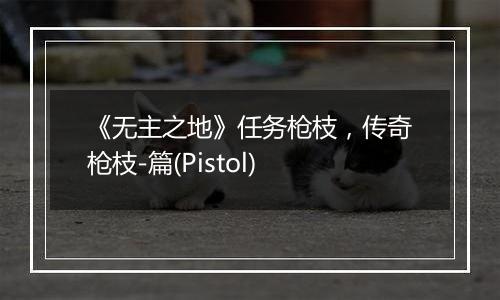 《无主之地》任务枪枝，传奇枪枝-篇(Pistol)
