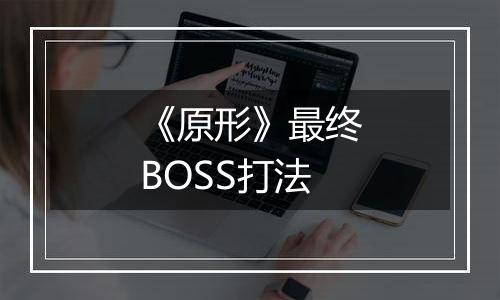 《原形》最终BOSS打法