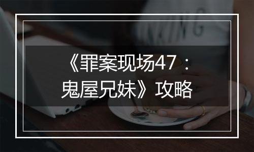 《罪案现场47：鬼屋兄妹》攻略