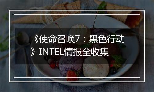 《使命召唤7：黑色行动》INTEL情报全收集