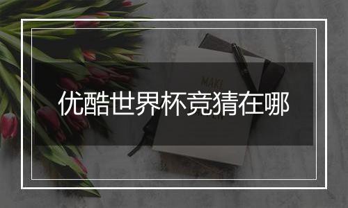 优酷世界杯竞猜在哪